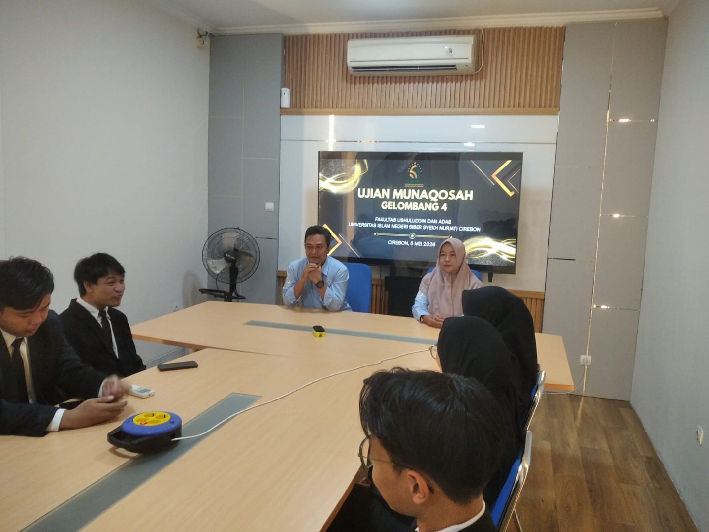 Sidang Munaqosah Gelombang 4 Fakultas Ushuluddin dan Adab UIN Siber Syekh Nurjati Cirebon Diikuti 12 Mahasiswa