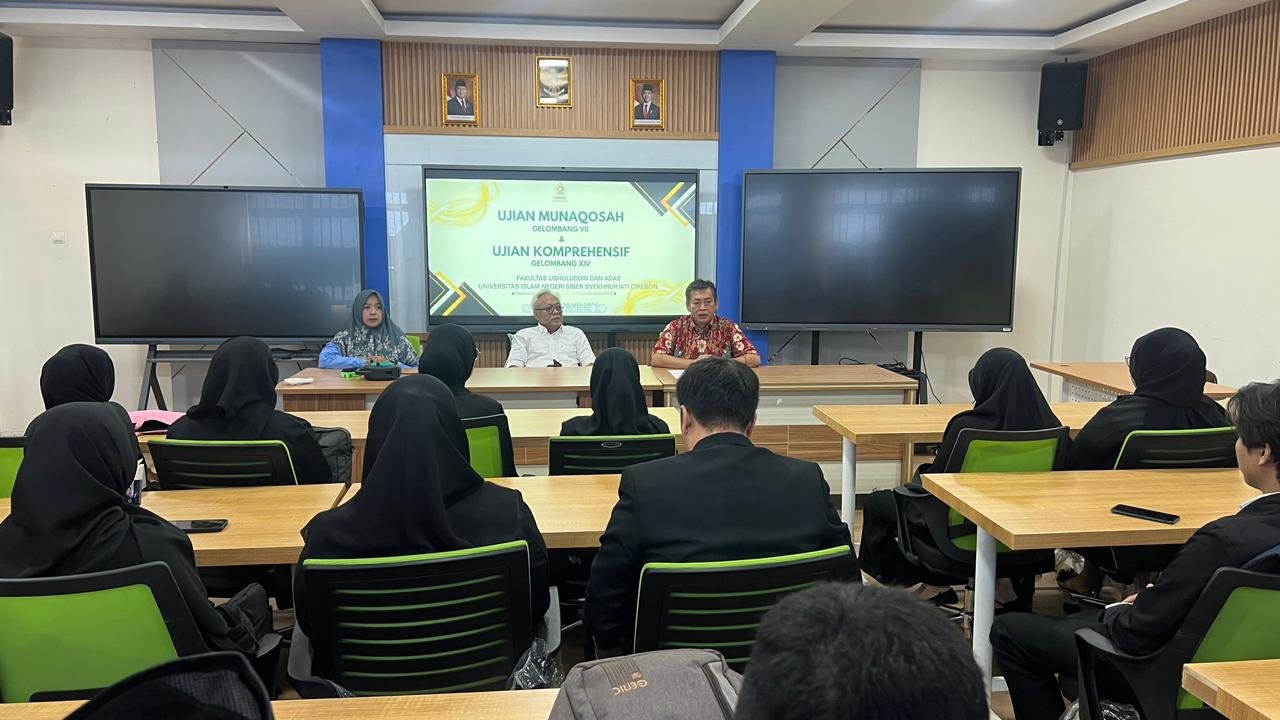 Sidang Munaqosah Gelombang 7 Fakultas Ushuluddin dan Adab UIN Siber Syekh Nurjati Cirebon Diikuti 20 Mahasiswa